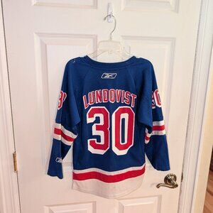 New York Rangers Youth Jersey Gomez #30 Youth S/M NHL RBK